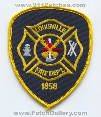 Louisville Fire Department Patch (Kentucky)
Scan By: PatchGallery.com
Keywords: dept. 1858