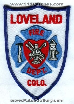 Loveland Fire Department Patch (Colorado)
[b]Scan From: Our Collection[/b]
Keywords: dept. colo.