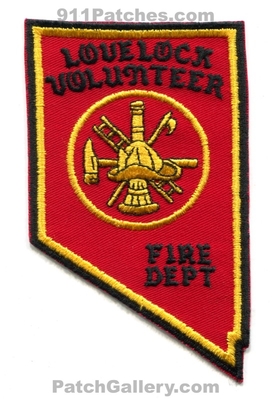 Lovelock Volunteer Fire Department Patch (Nevada) (State Shape)
Scan By: PatchGallery.com
Keywords: vol. dept.