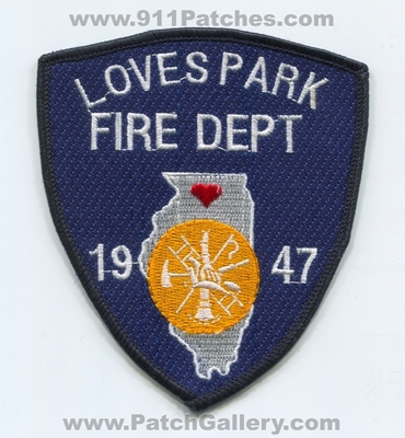 Loves Park Fire Department Patch (Illinois)
Scan By: PatchGallery.com
Keywords: dept. 1947 lovespark