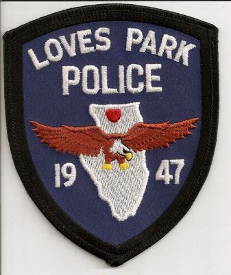 Loves Park Police
Thanks to EmblemAndPatchSales.com for this scan.
Keywords: illinois