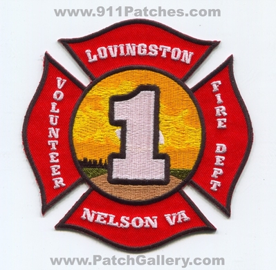 Lovingston Volunteer Fire Department 1 Nelson Patch (Virginia)
Scan By: PatchGallery.com
Keywords: vol. dept. va
