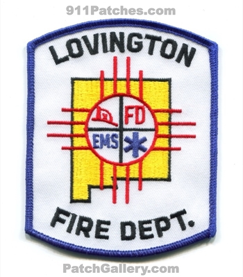 Lovington Fire Department Patch (New Mexico)
Scan By: PatchGallery.com
Keywords: dept. fd ems