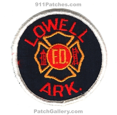 Lowell Fire Department Patch (Arkansas)
Scan By: PatchGallery.com
Keywords: dept. f.d. fd ark.