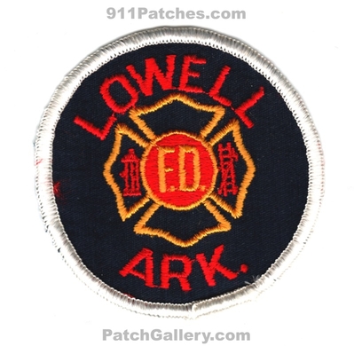 Lowell Fire Department Patch (Arkansas)
Scan By: PatchGallery.com
Keywords: dept. f.d. fd ark.