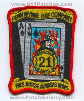 Lower Merion Township Fire Department Penn Wynne Fire Company 21 Patch (Pennsylvania)
Scan By: PatchGallery.com
Keywords: twp. dept. lmfd engine ladder rescue co. station this houose always wins