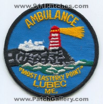 Lubec Ambulance (Maine)
Scan By: PatchGallery.com
Keywords: ems most easterly point me.