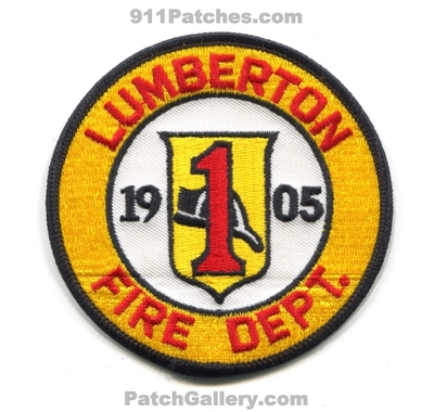 Lumberton Fire Department 1 Patch (New Jersey)
Scan By: PatchGallery.com
Keywords: dept. 1905