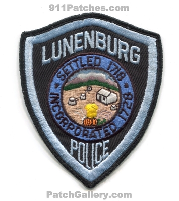 Lunenburg Police Department Patch (Massachusetts)
Scan By: PatchGallery.com
Keywords: dept. settled 1718 incorporated 1728