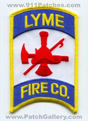 Lyme Fire Company Patch (Connecticut)
Scan By: PatchGallery.com
Keywords: co. department dept.