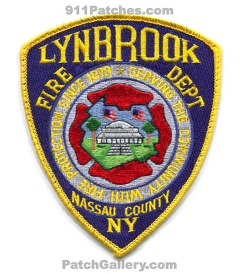 Lynbrook Fire Department Patch (New York)
Scan By: PatchGallery.com
Keywords: dept. nassau county serving the community with protection since 1879