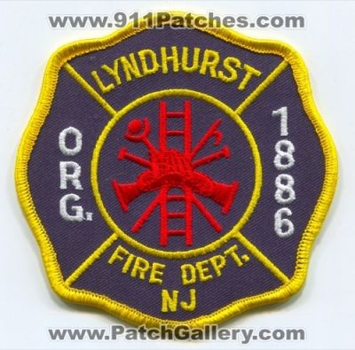 Lyndhurst Fire Department (New Jersey)
Scan By: PatchGallery.com
Keywords: dept. nj