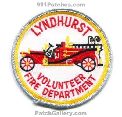 Lyndhurst Volunteer Fire Department Patch (Ohio)
Scan By: PatchGallery.com
Keywords: vol. dept.