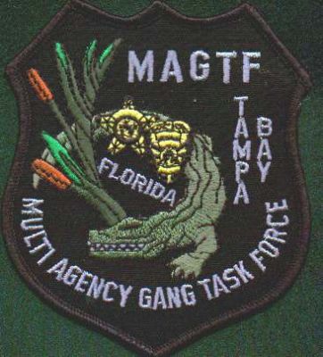 Multi Agency Gang Task Force Tampa Bay
Thanks to EmblemAndPatchSales.com for this scan.
Keywords: florida police sheriff magtf