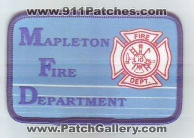 Mapleton Fire Department (Iowa)
Thanks to Dave Slade for this scan.
Keywords: dept.