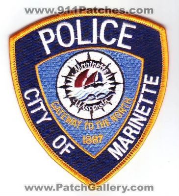 Marinette Police Department (Wisconsin)
Thanks to Dave Slade for this scan.
Keywords: city of dept.