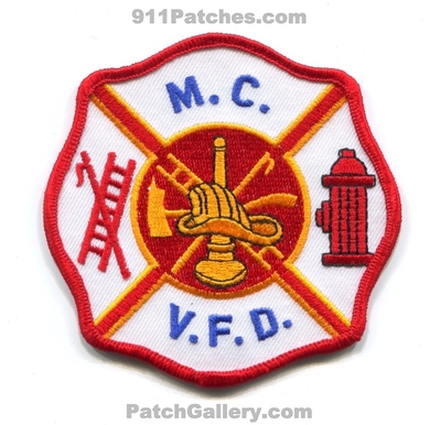 MCVFD Volunteer Fire Department Patch (UNKNOWN STATE)
Scan By: PatchGallery.com
Keywords: m.c.v.f.d. vol. dept.