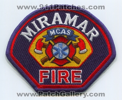 Marine Corps Air Station MCAS Miramar Fire Department USMC Military Patch (California)
Scan By: PatchGallery.com
Keywords: M.C.A.S. Dept. U.S.M.C.