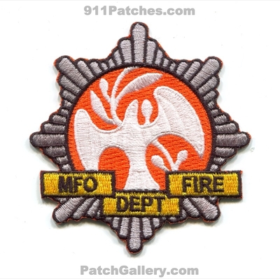 Multinational Force and Observers MFO Fire Department Patch (Italy)
Scan By: PatchGallery.com
Keywords: dept.