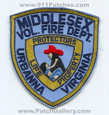Middlesex Volunteer Fire Department Urbanna Patch (Virginia)
Scan By: PatchGallery.com
Keywords: vol. dept. protectors life property
