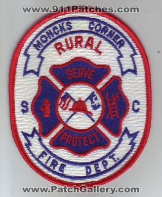 Moncks Corner Rural Fire Department (South Carolina)
Thanks to Dave Slade for this scan.
Keywords: dept. sc