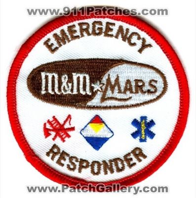 M&M Mars Candy Company Emergency Responder Patch (Pennsylvania)
[b]Scan From: Our Collection[/b]
Keywords: m and m fire ems