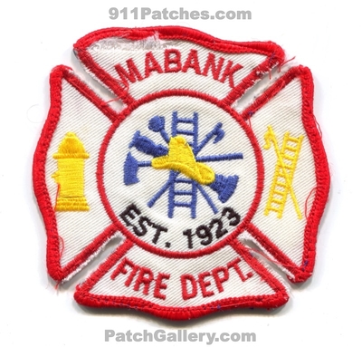 Mabank Fire Department Patch (Texas)
Scan By: PatchGallery.com
Keywords: dept. est. 1923