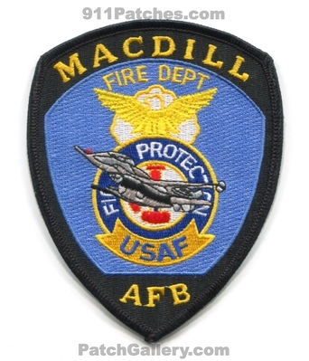 Macdill Air Force Base AFB Fire Department USAF Military Patch (Florida)
Scan By: PatchGallery.com
Keywords: dept. protection arff aircraft airport rescue firefighter firefighting crash cfr