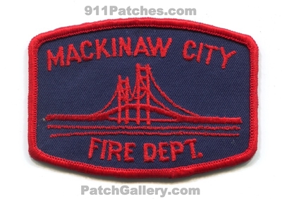 Mackinaw City Fire Department Patch (Michigan)
Scan By: PatchGallery.com
Keywords: dept.