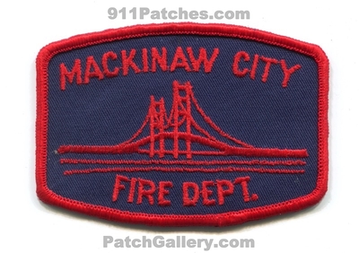 Mackinaw City Fire Department Patch (Michigan)
Scan By: PatchGallery.com
Keywords: dept.