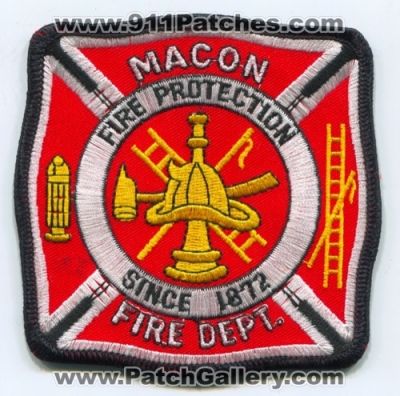 Macon Fire Department Patch (Missouri)
Scan By: PatchGallery.com
Keywords: dept. protection