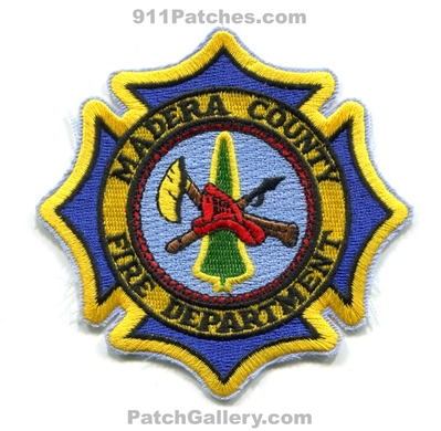 Madera County Fire Department Patch (California)
Scan By: PatchGallery.com
Keywords: co. dept.
