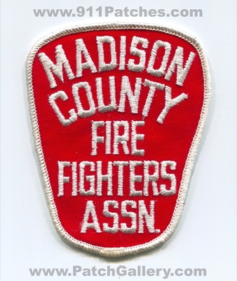 Madison County Fire Fighters Association Patch (UNKNOWN STATE)
Scan By: PatchGallery.com
Keywords: co. firefighters assn. department dept.