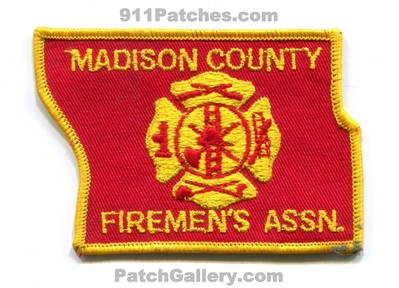 Madison County Firemens Association Fire Department Patch (Illinois)
Scan By: PatchGallery.com
Keywords: co. assoc. assn. dept.
