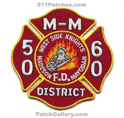 Madison Mayodan Fire Department District 50 60 Patch (North Carolina)
Scan By: PatchGallery.com
Keywords: dept. dist. m-m mm west side knights