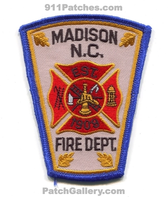 Madison Fire Department Patch (North Carolina)
Scan By: PatchGallery.com
Keywords: dept. est. 1908