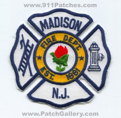 Madison Fire Department Patch (New Jersey)
Scan By: PatchGallery.com
Keywords: dept. n.j. est. 1881