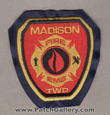 Madison Township Fire Department (Ohio)
Thanks to Paul Howard for this scan.
Keywords: twp. dept. ems