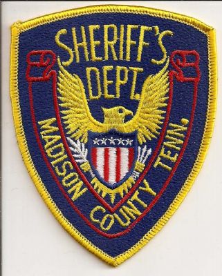 Madison County Sheriff's Dept
Thanks to EmblemAndPatchSales.com for this scan.
Keywords: tennessee sheriffs department