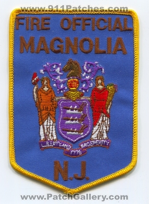 Magnolia Fire Department Fire Official Patch (New Jersey)
Scan By: PatchGallery.com
Keywords: dept. n.j.