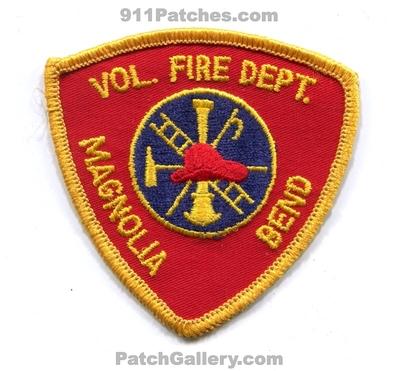 Magnolia Bend Volunteer Fire Department Patch (Texas)
Scan By: PatchGallery.com
Keywords: vol. dept.