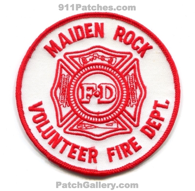 Maiden Rock Volunteer Fire Department Patch (Wisconsin)
Scan By: PatchGallery.com
Keywords: vol. dept.