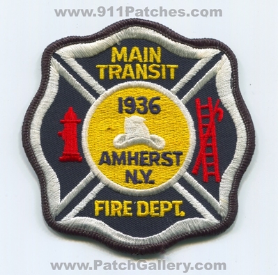 Main Transit Fire Department Amherst Patch (New York)
Scan By: PatchGallery.com
Keywords: dept. n.y. 1936