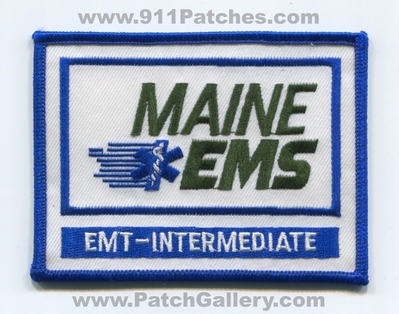 Maine Emergency Medical Services EMS EMT Intermediate Patch (Maine)
Scan By: PatchGallery.com
Keywords: technician