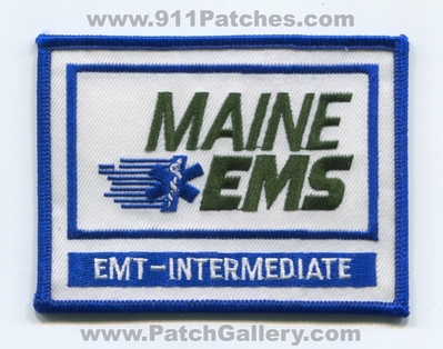 Maine Emergency Medical Services EMS EMT Intermediate Patch (Maine)
Scan By: PatchGallery.com
Keywords: technician