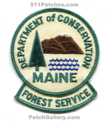 Maine State Forest Service Fire Wildfire Wildland Patch (Maine)
Scan By: PatchGallery.com
Keywords: department dept. of conservation