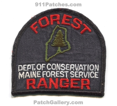 Maine State Forest Service Ranger Fire Wildfire Wildland Patch (Maine)
Scan By: PatchGallery.com
Keywords: department dept. of conservation
