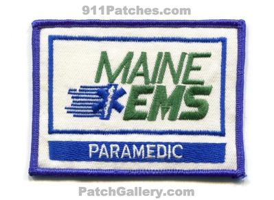 Maine State Emergency Medical Services EMS Paramedic Patch (Maine)
Scan By: PatchGallery.com
Keywords: ambulance