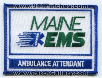 Maine State EMS Ambulance Attendant (Maine)
Scan By: PatchGallery.com
Keywords: certified