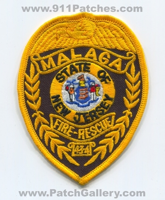 Malaga Fire Rescue Department 43-4 Patch (New Jersey)
Scan By: PatchGallery.com
Keywords: dept.